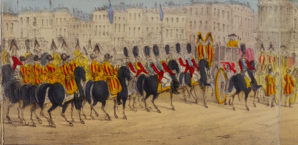 Detail of The Queen's Coronation Procession. London, England, 1838 by Joseph Robins