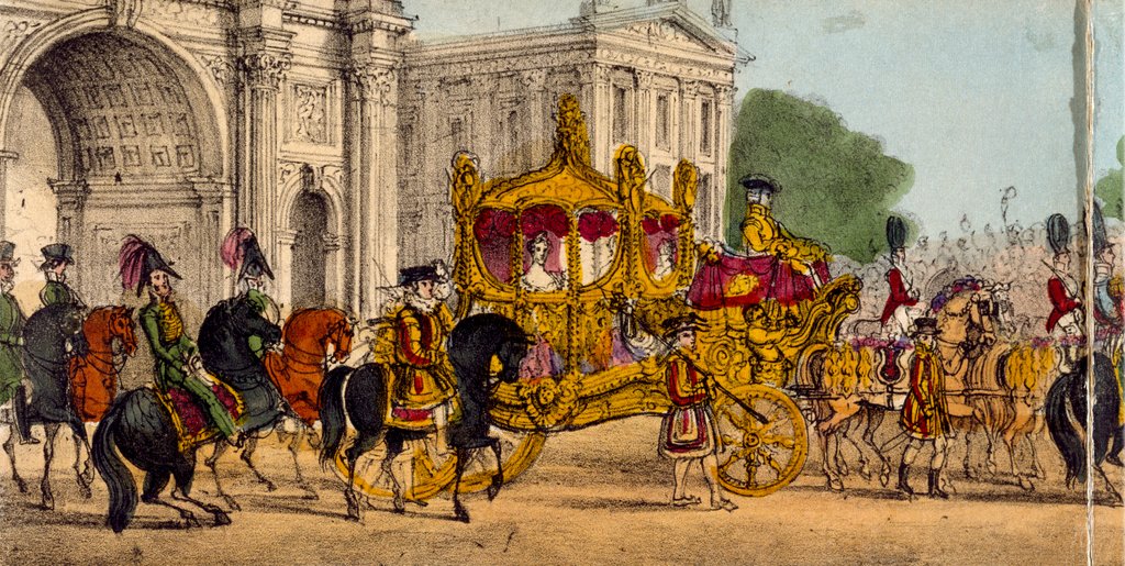 Detail of The Queen's Coronation Procession. London, England, 1838 by Joseph Robins