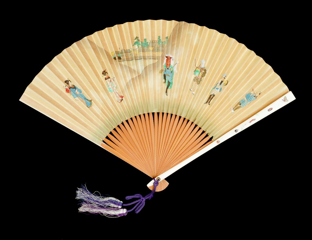 Detail of Fan. Japan, mid-19th century by Unknown
