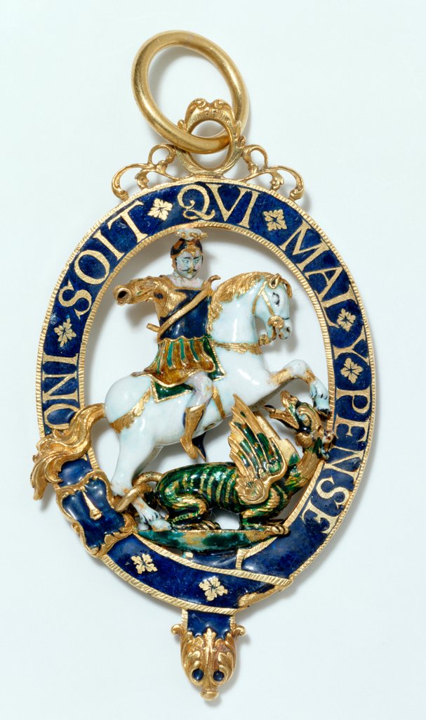 Detail of The Lesser George. England, mid-17th century by Unknown