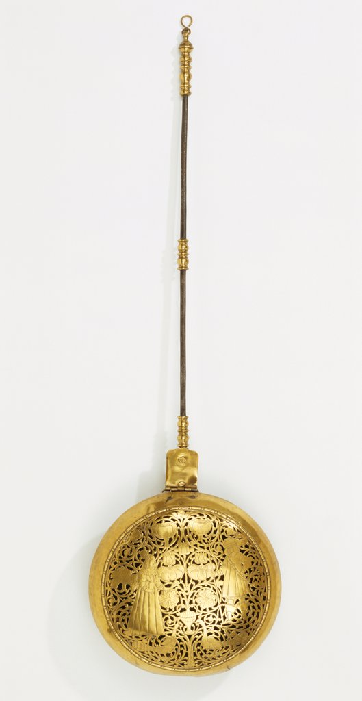Detail of Warming-pan. England, 17th century by Unknown