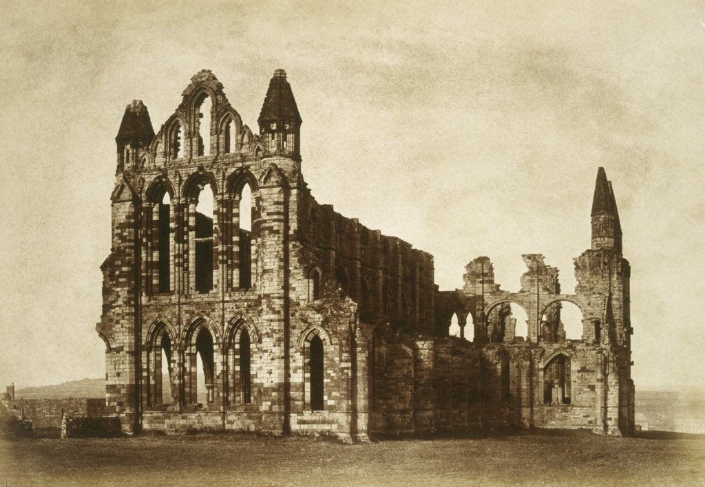 Detail of Whitby Abbey by Benjamin Brecknell Turner