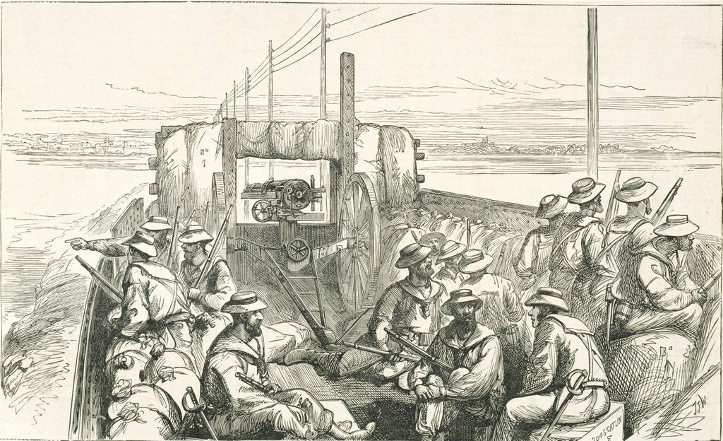 Detail of The War in Egypt by Anonymous