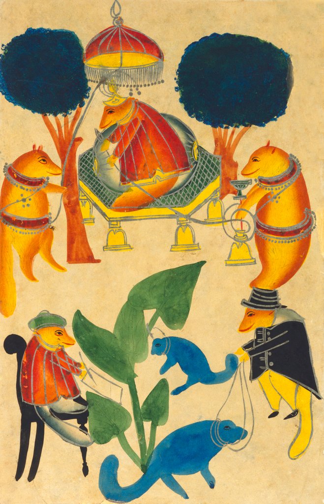 Detail of The Jackal Rajah's Court by Unknown