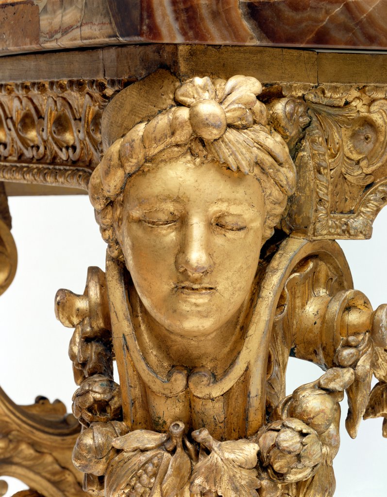 Detail of Table, detail of a side by Matthias Lock