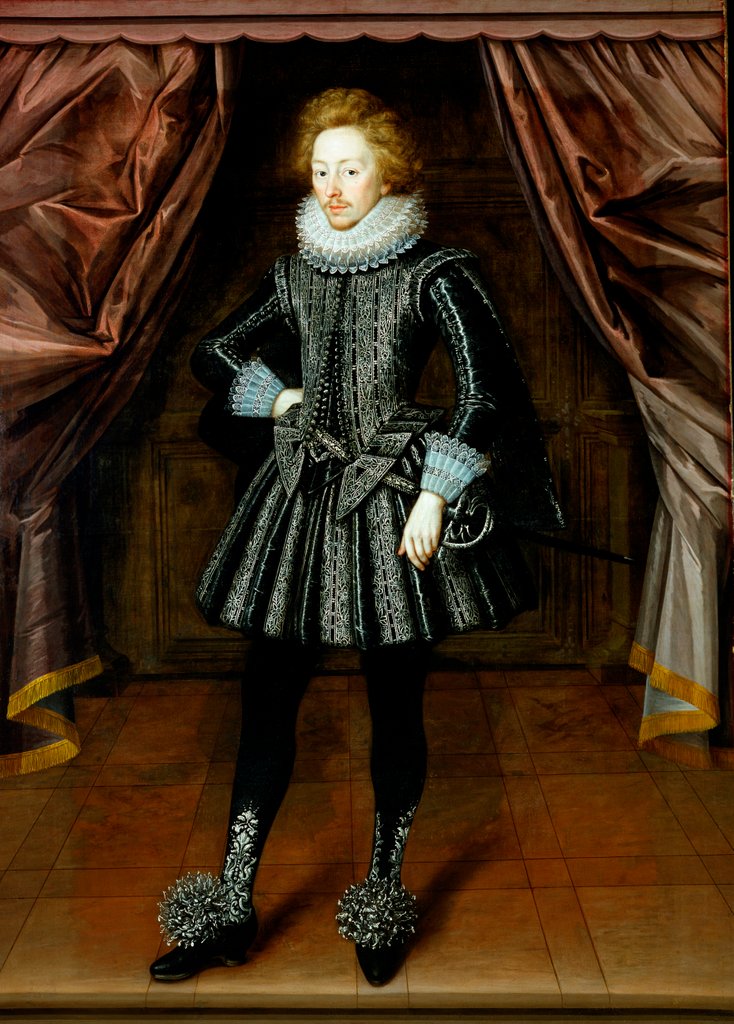 Detail of Dudley, third Baron North. England, mid-17th century by Unknown