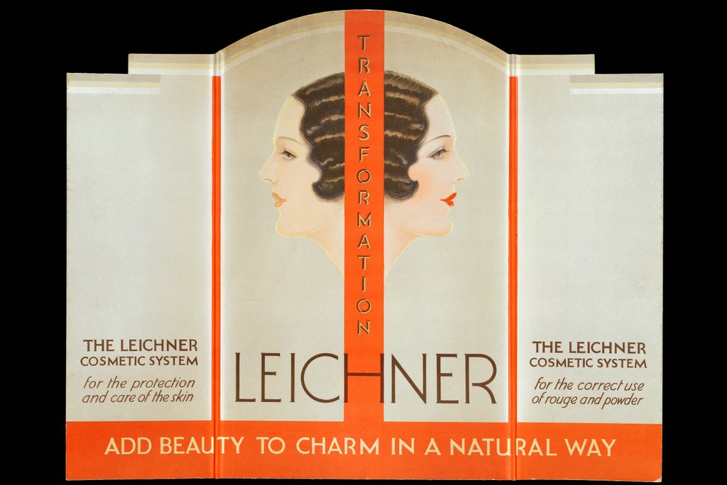 Detail of Advertisement for Leichner Cosmetic System. 1935 by Anonymous