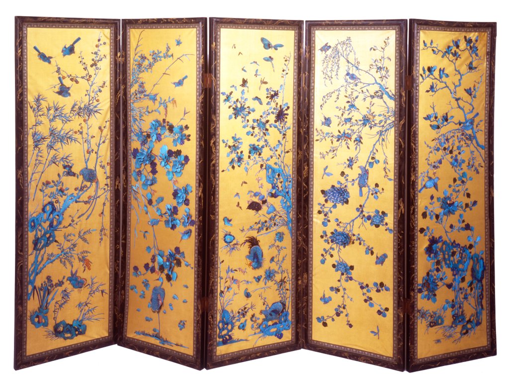 Detail of Six-fold screen by Unknown