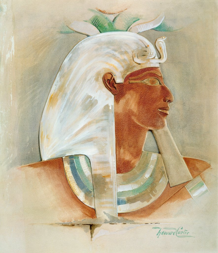Detail of Head of Queen Hatshepsut by Howard Carter