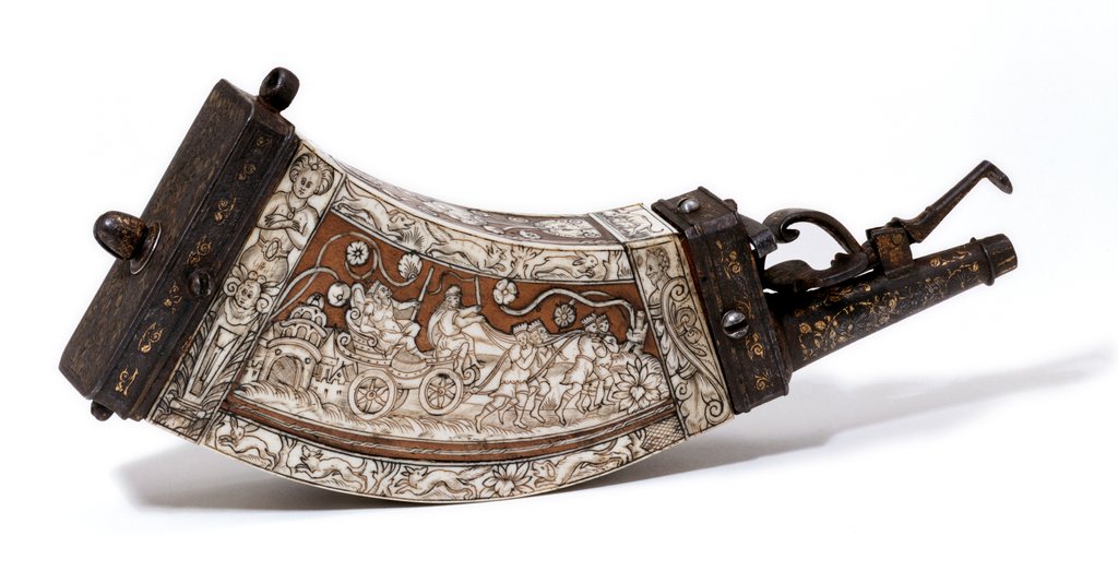 Detail of Powder Flask. England, late 16th century by Unknown