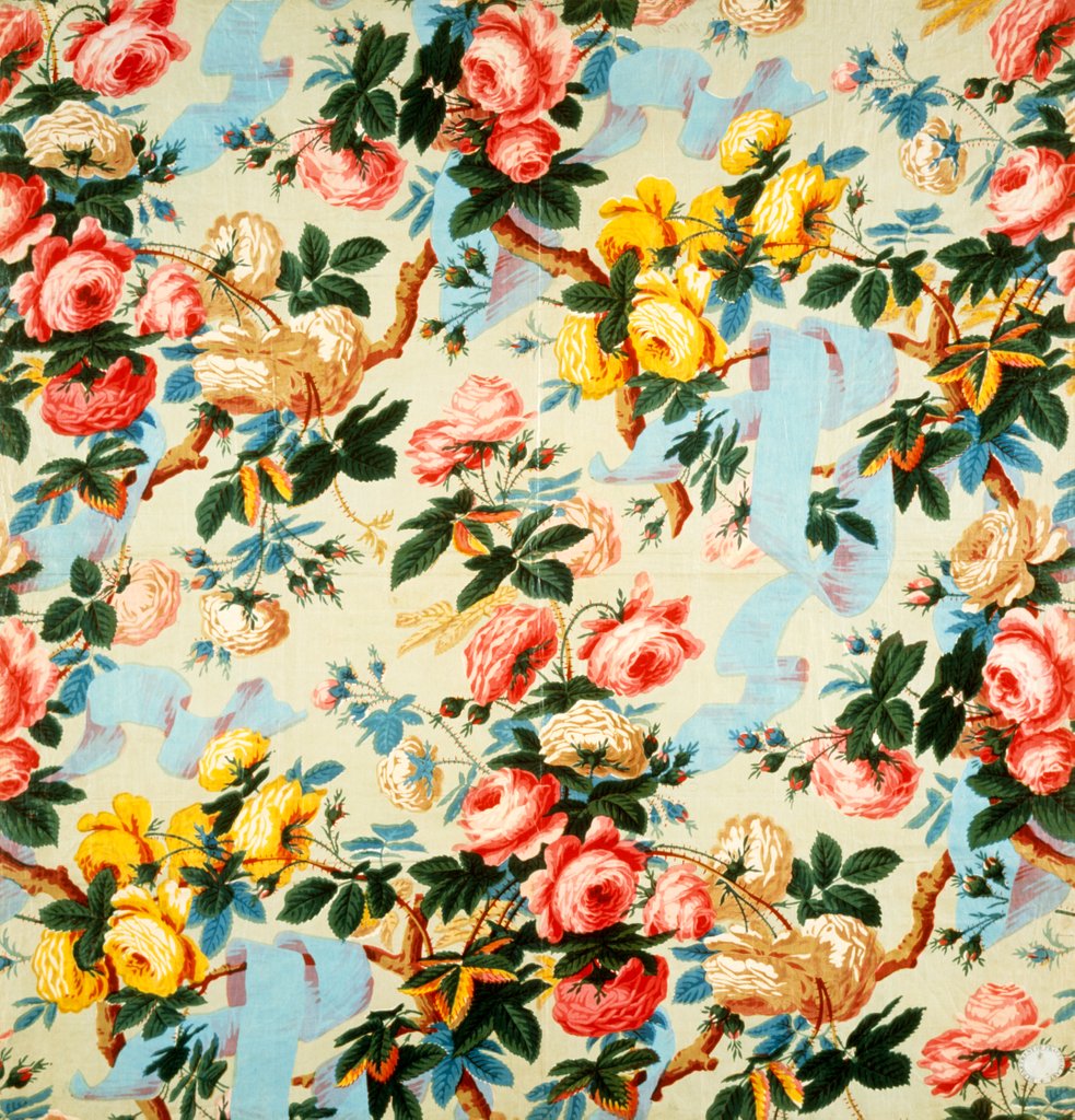 Detail of Furnishing Fabric. England, mid 19th century by Unknown