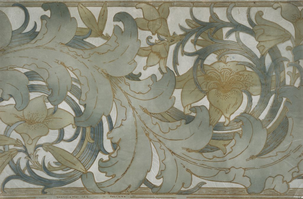 Detail of Ravenna wallpaper by William Shand Kydd