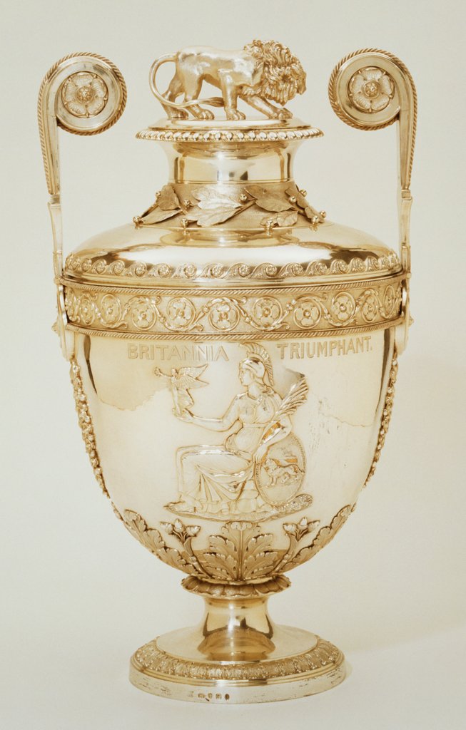 Detail of The Trafalgar Vase by Digby Scott