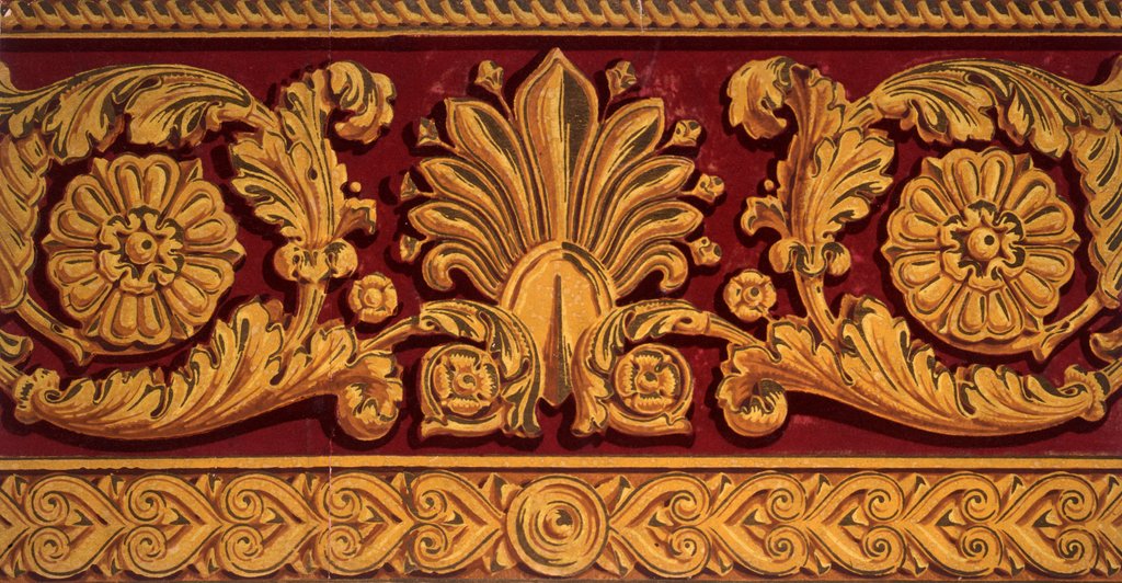 Detail of Wallpaper border by Unknown