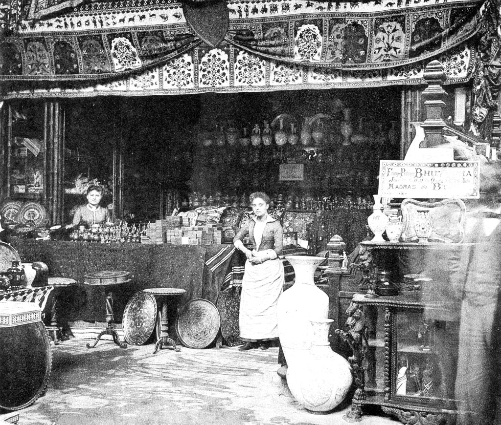 Detail of Fremjee Pestonjee's Stall by Anonymous