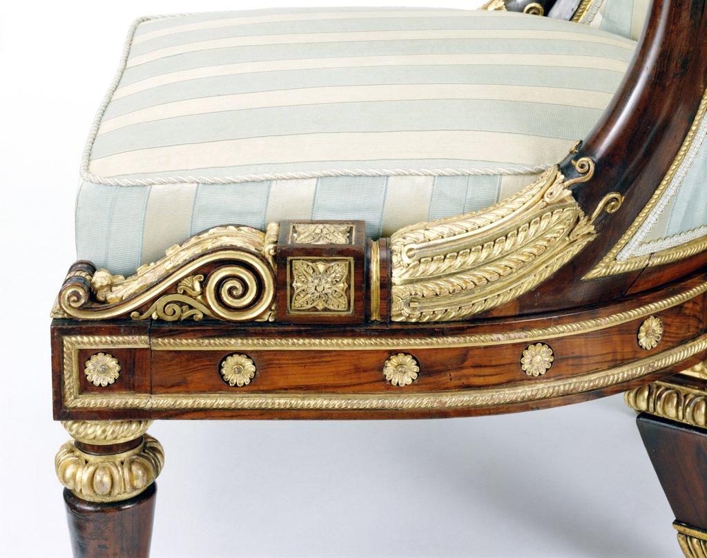Detail of Bergere chair, detail by Benjamin Dean Wyatt