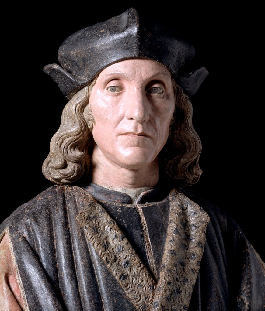 Detail of Bust of Henry VII by Pietro Torrigiano