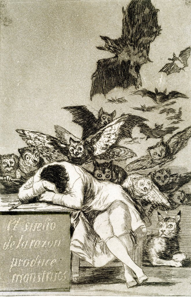 Detail of The Sleep of Reason Produces Monsters by Unknown