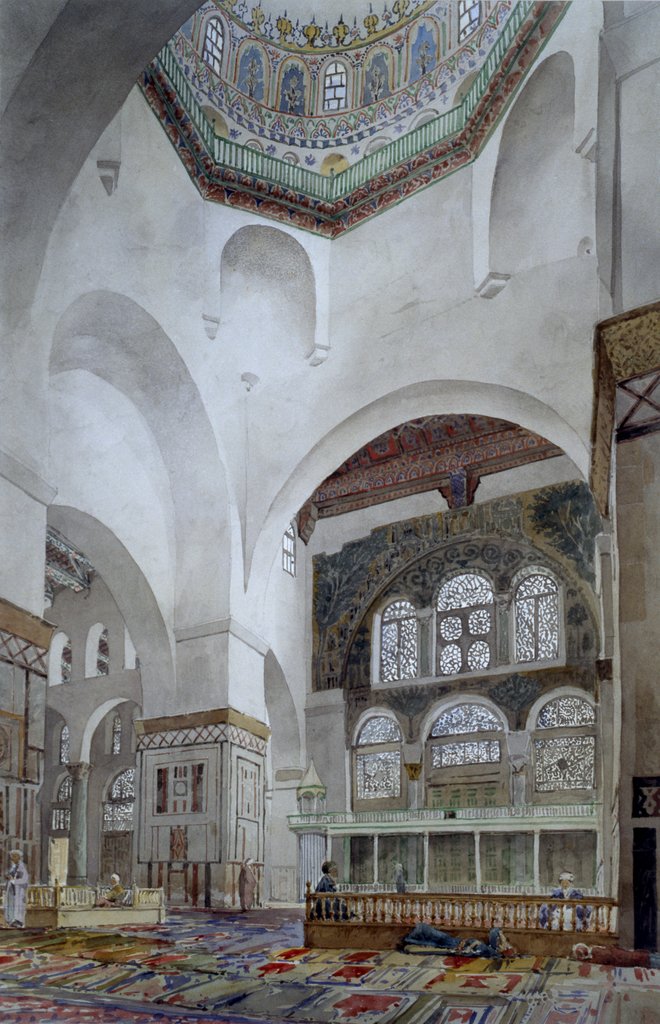 Detail of Interior of the Great Mosque of the Omeiyades, Damascus by Richard Phené Spiers