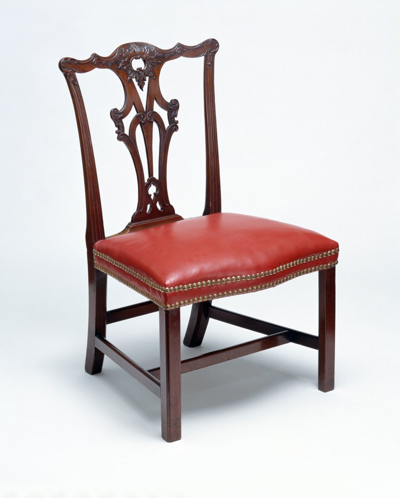 Detail of Chair, after Chippendale. England, mid-18th century by Unknown
