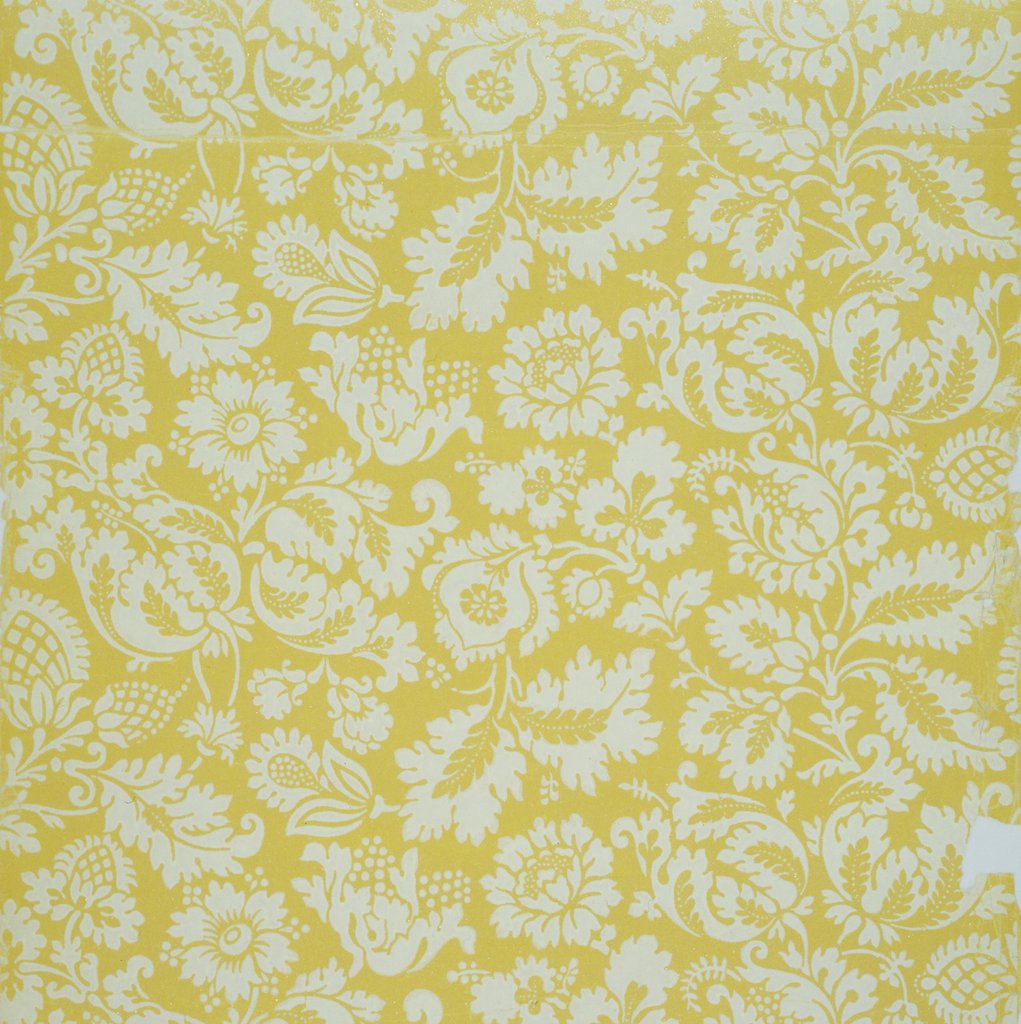 Detail of Venetian wallpaper by William Morris & George Frederick Bodley