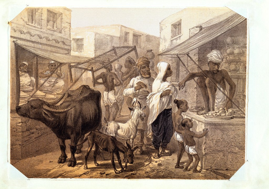 Detail of Our Bazaar by George Franklin Atkinson