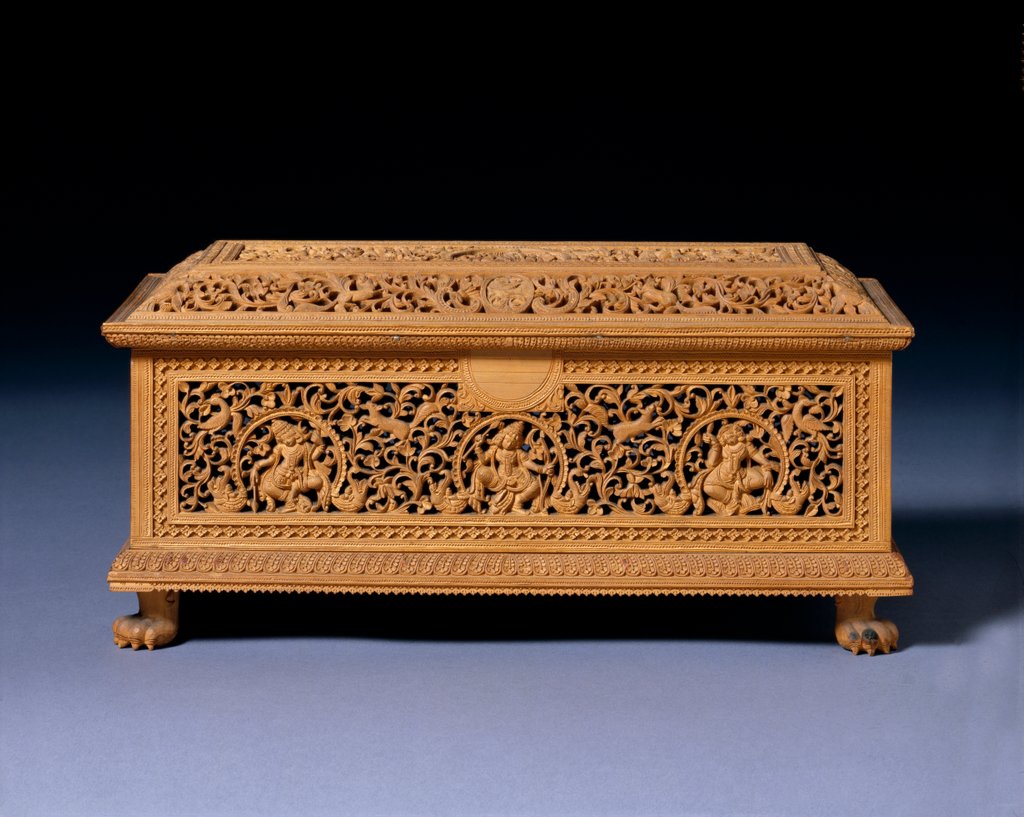 Detail of Casket by M. Puttappa Gudigar