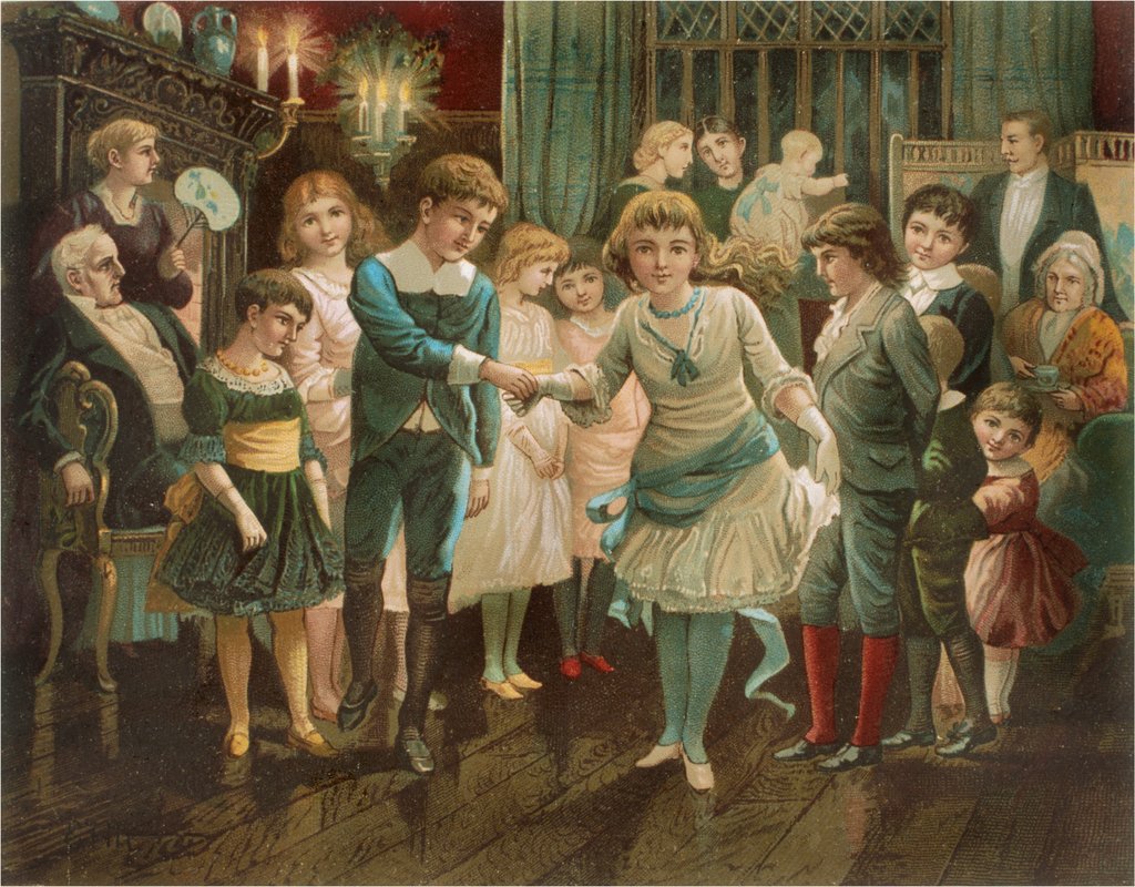 Detail of Victorian Christmas Card. England, 19th century by Anonymous