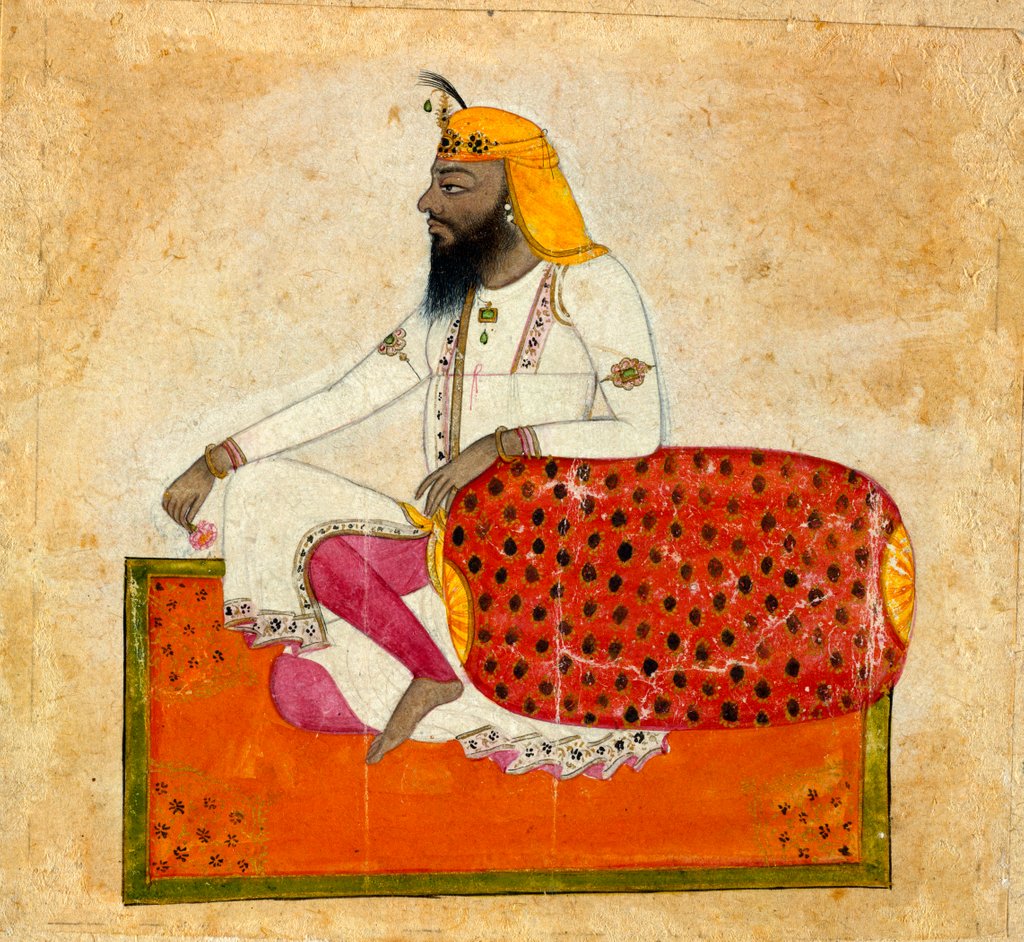 Detail of Sikh nobleman by Unknown