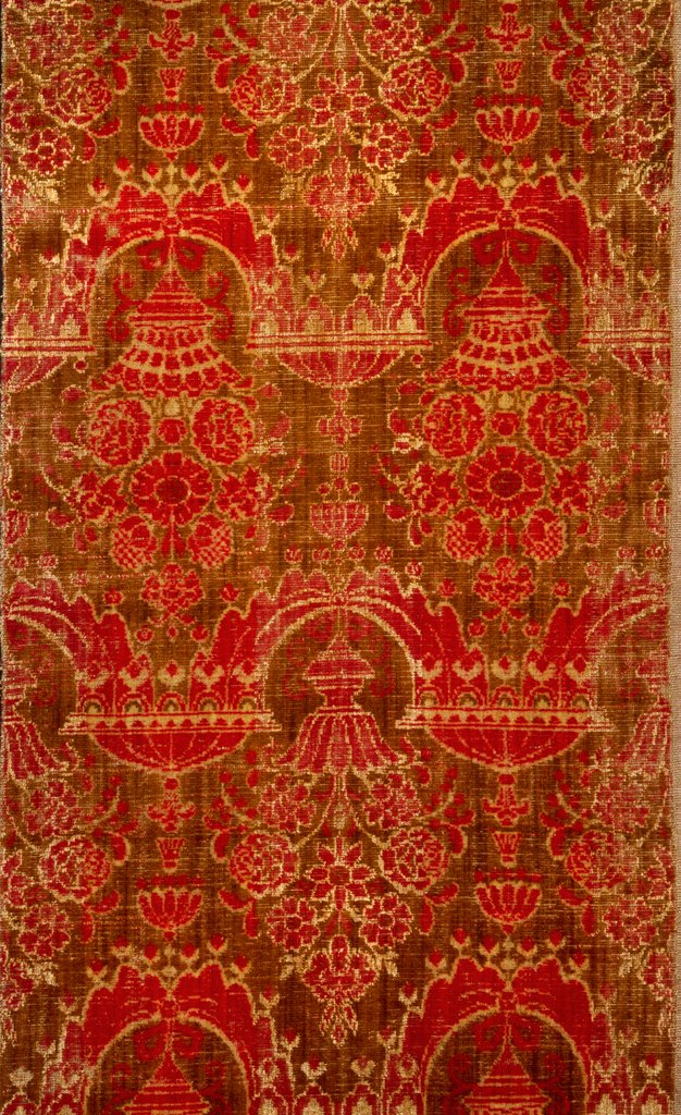 Detail of Textile, detail.  Netherlands, early 18th century by Unknown