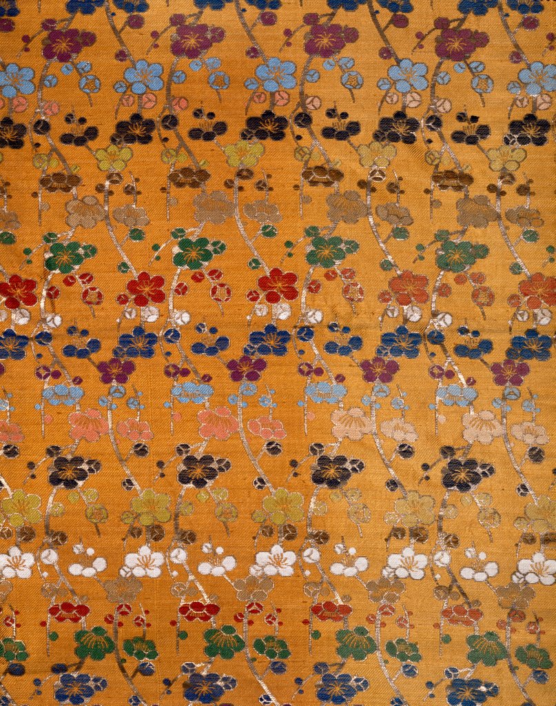 Detail of Floral Pattern on Kimono. Japan, late 19th century by Anonymous