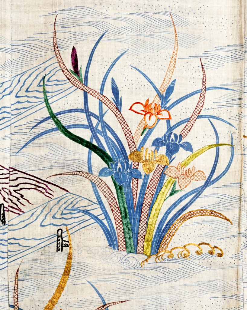Detail of Irises by Unknown