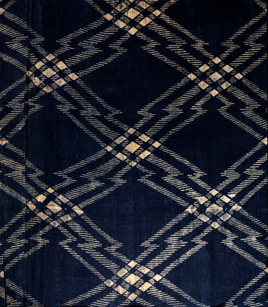 Detail of Staggered Diamonds. Japan, early 20th century by Unknown