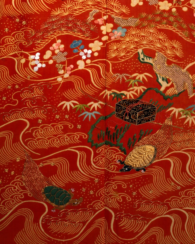 Detail of Kimono, detail. Japan, late 19th century by Unknown