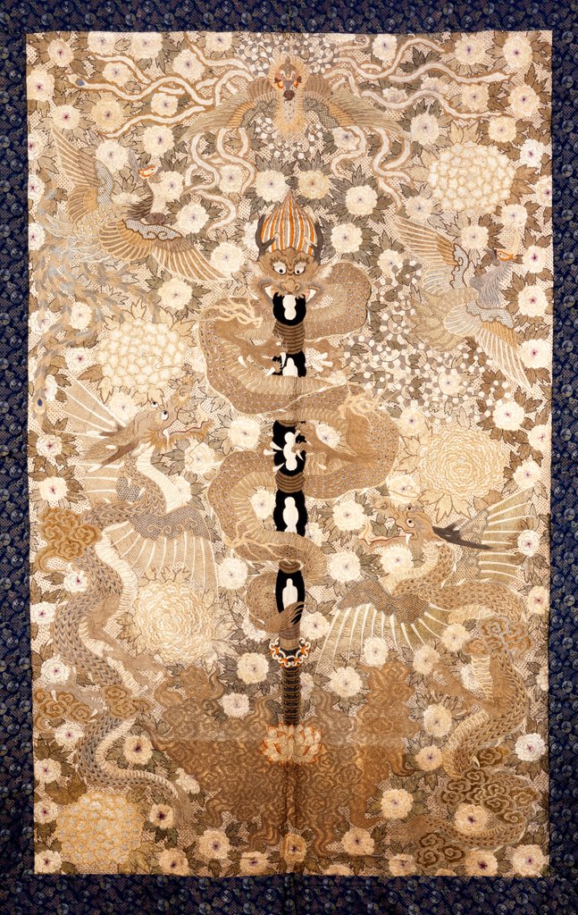 Detail of Hanging from a Buddhist Temple, detail. Japan, 19th century by Unknown