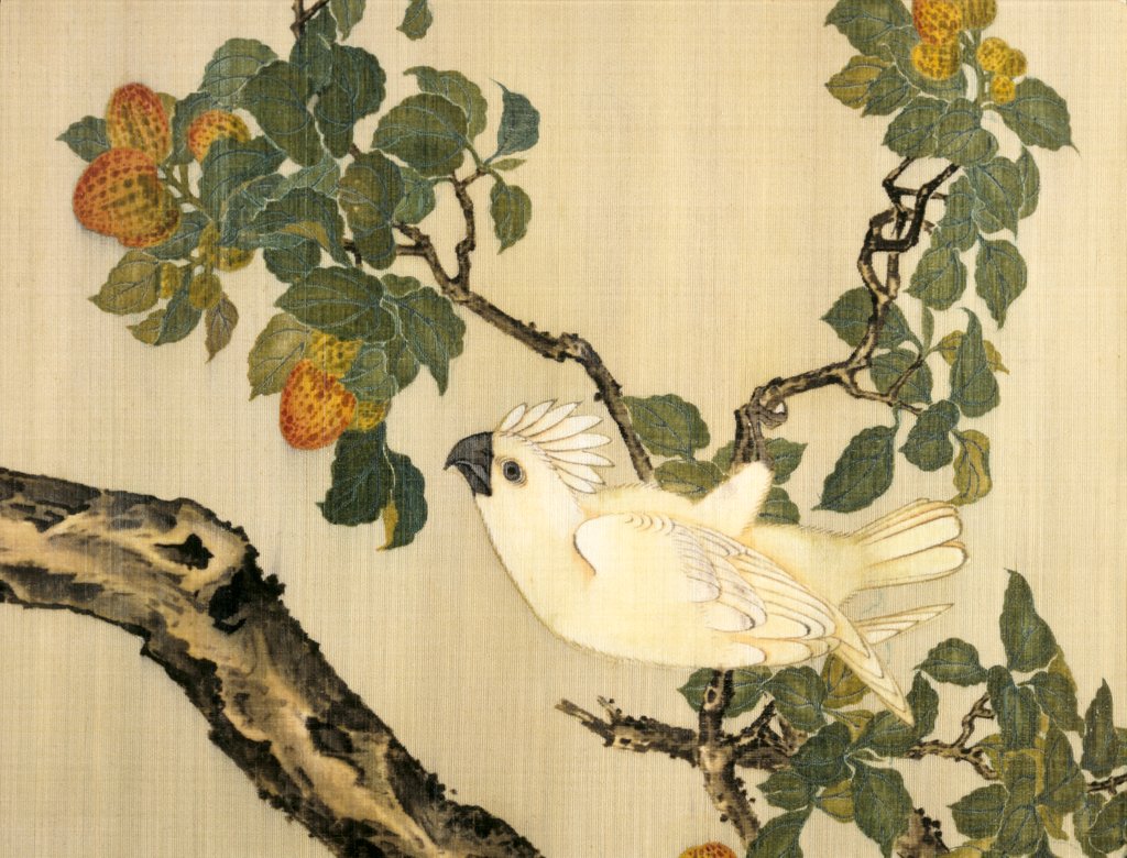 Detail of Hanging scroll, detail. Japan, late 19th century by Unknown
