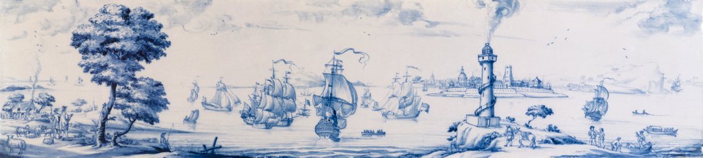 Detail of Coastal Landscape by Richard Frank