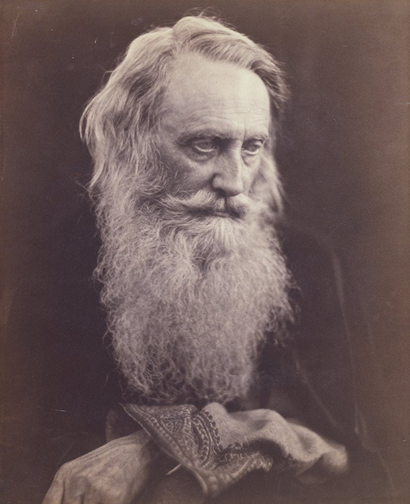 Detail of Henry Taylor by Julia Margaret Cameron