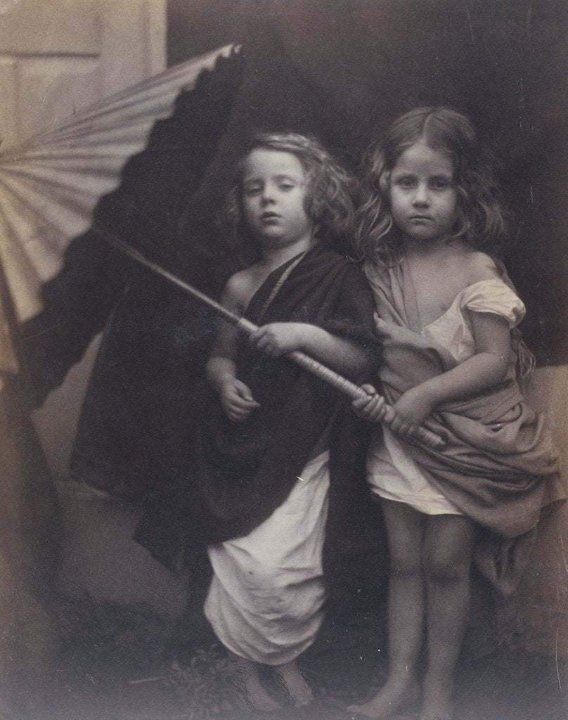 Detail of Paul and Virginia by Julia Margaret Cameron