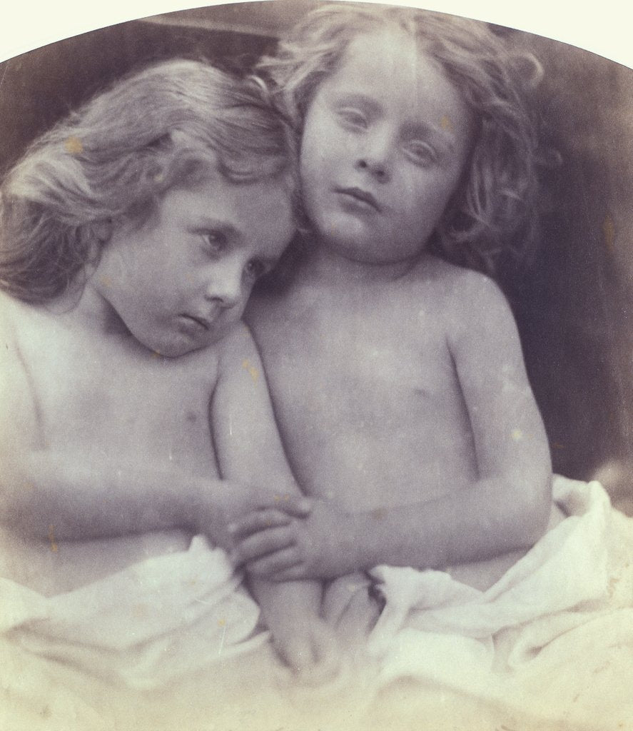 Detail of The Infant Bridal by Julia Margaret Cameron