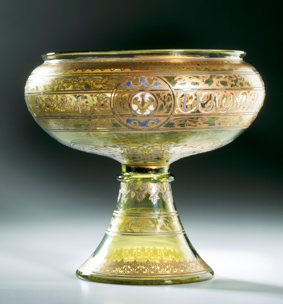 Detail of Standing bowl by Philippe-Joseph Brocard