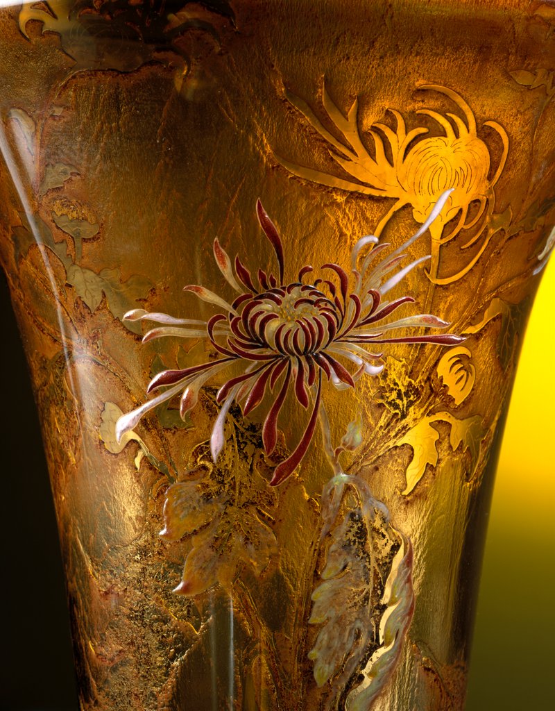 Detail of Vase by Emile Galle