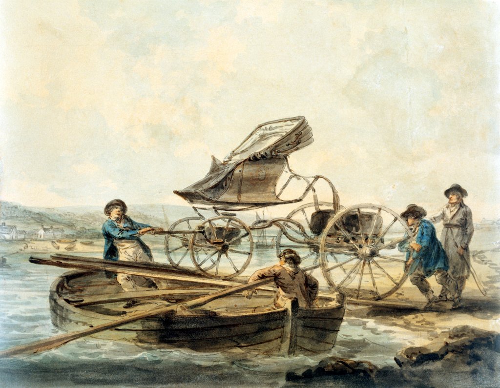 Detail of Colonel Greville at Briton Ferry by Unknown