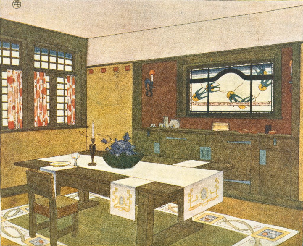 Detail of Interior of a Craftsman House by Anonymous