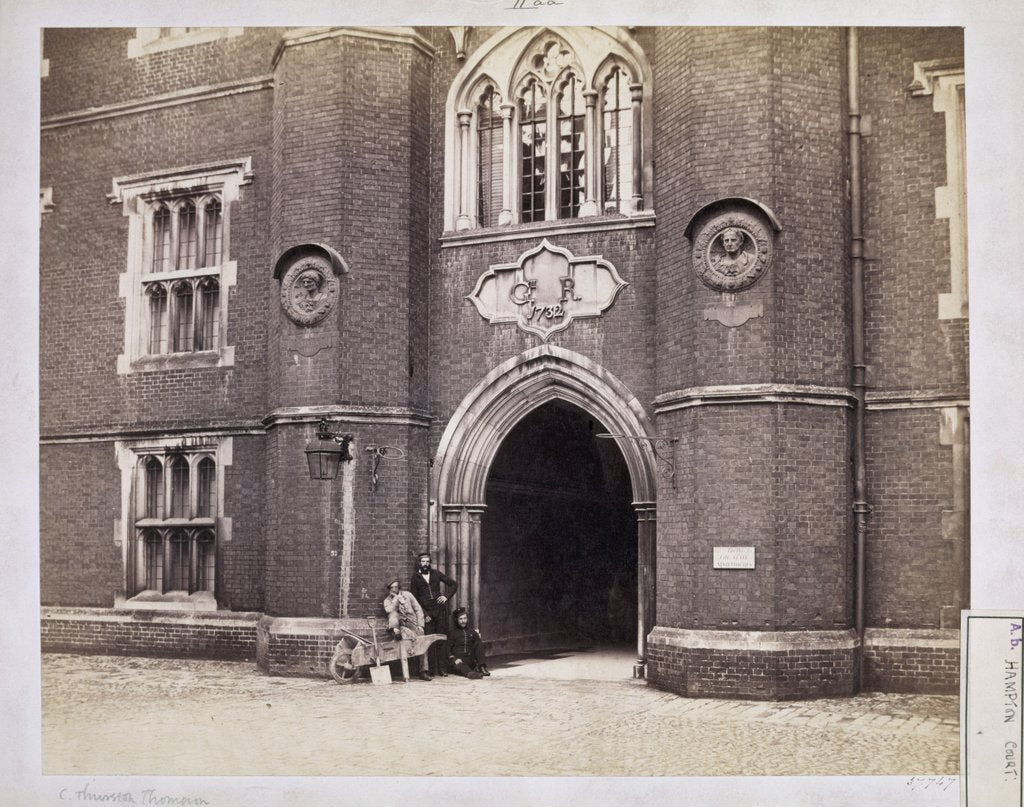 Detail of Hampton Court, The George II Gateway by Charles Thurston Thompson
