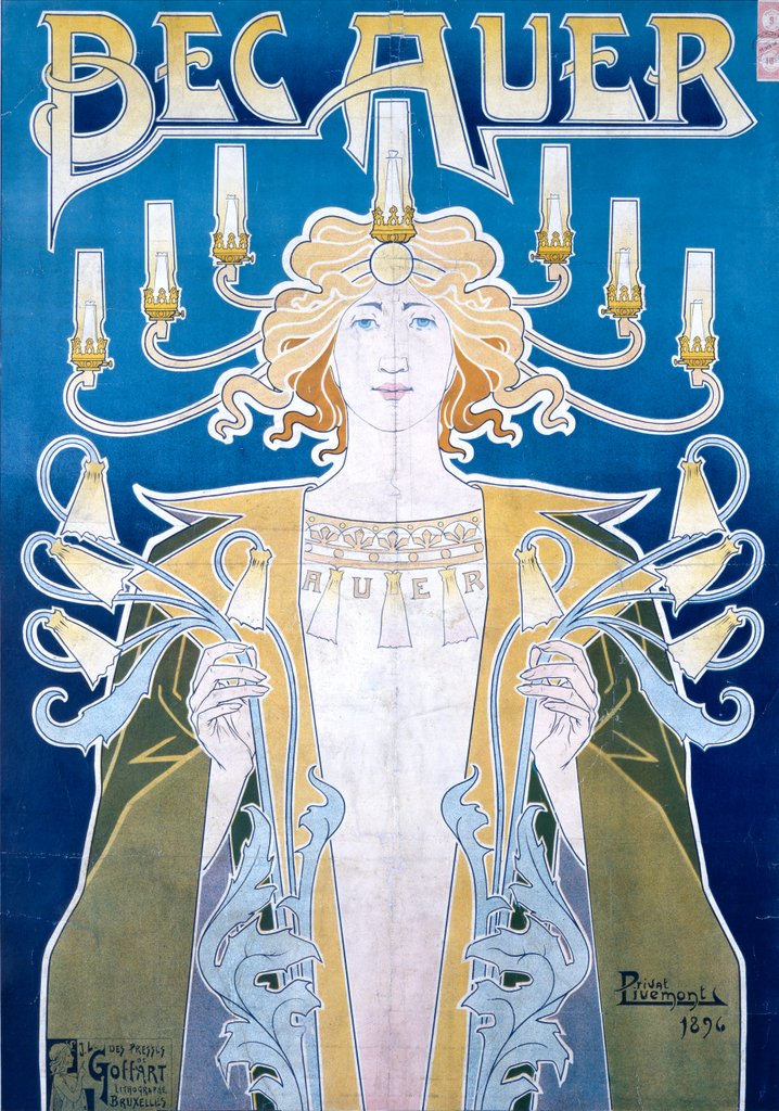 Detail of Bec Auer by T. Privat-Livemont