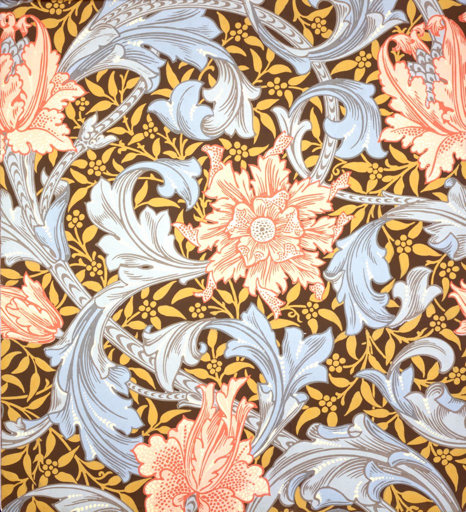 Detail of Single stem by John Henry Dearle
