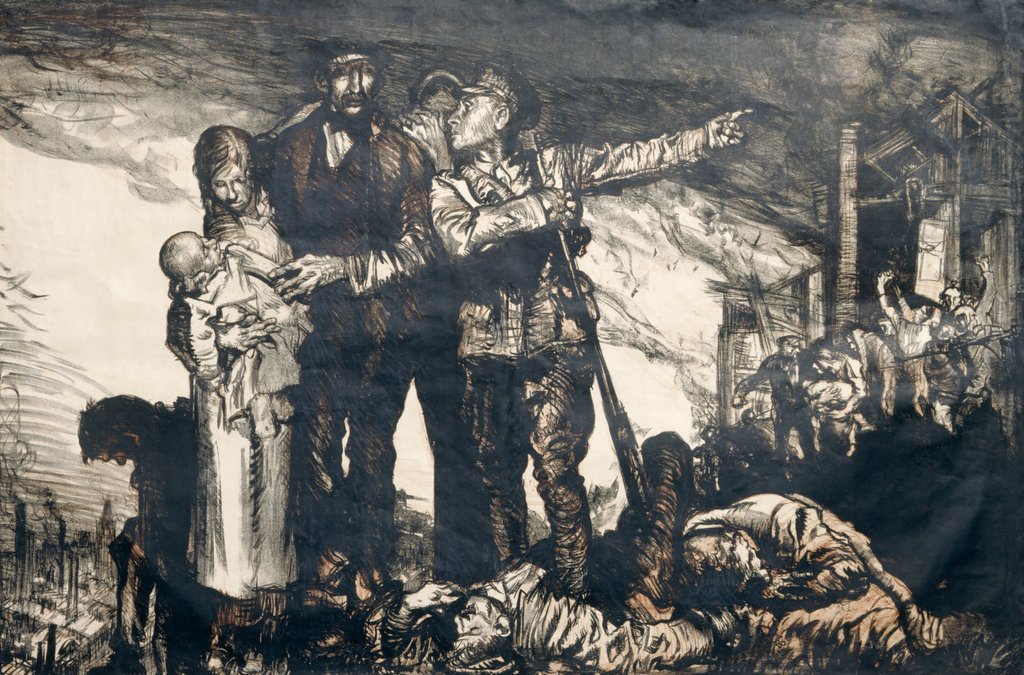 Detail of Britain's Call to Arms by Sir Frank Brangwyn