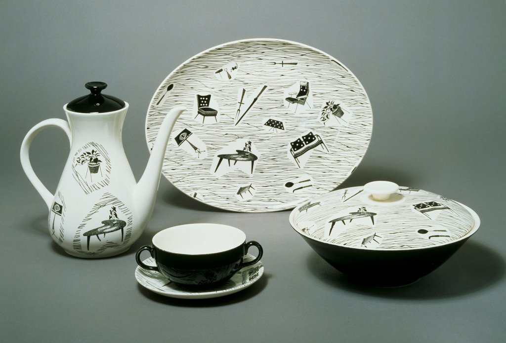 Detail of Homemaker Tableware by Enid Seeney