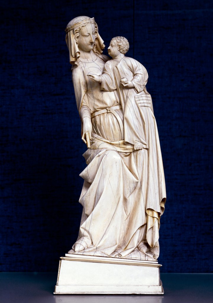 Detail of Virgin and Child. Paris, France, early 14th century by Anonymous